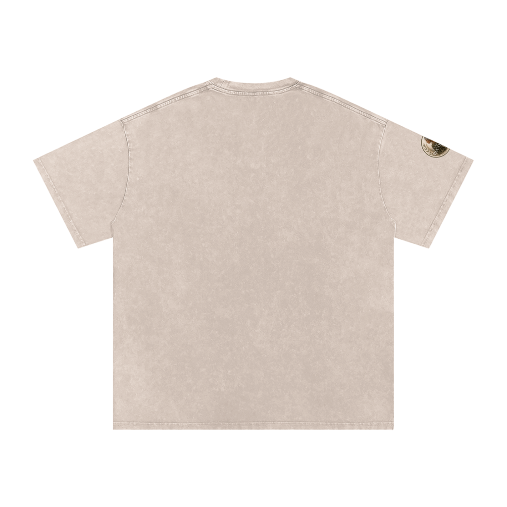 The Resilient Woman, Snow Washed Oversized Cotton T-Shirt, Vintage style