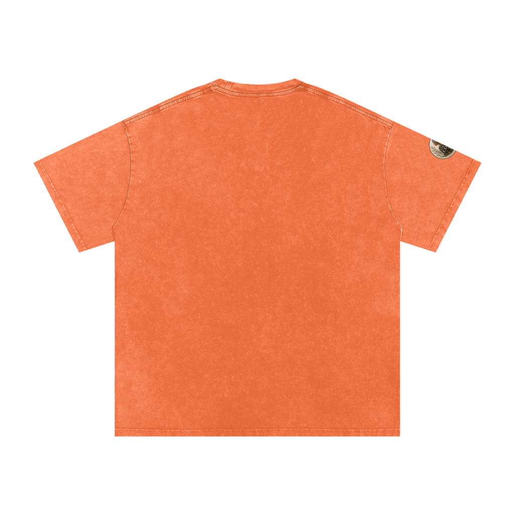 The  Adventurous  Woman, Vintage Style Snow Washed Oversized Cotton T-Shirt